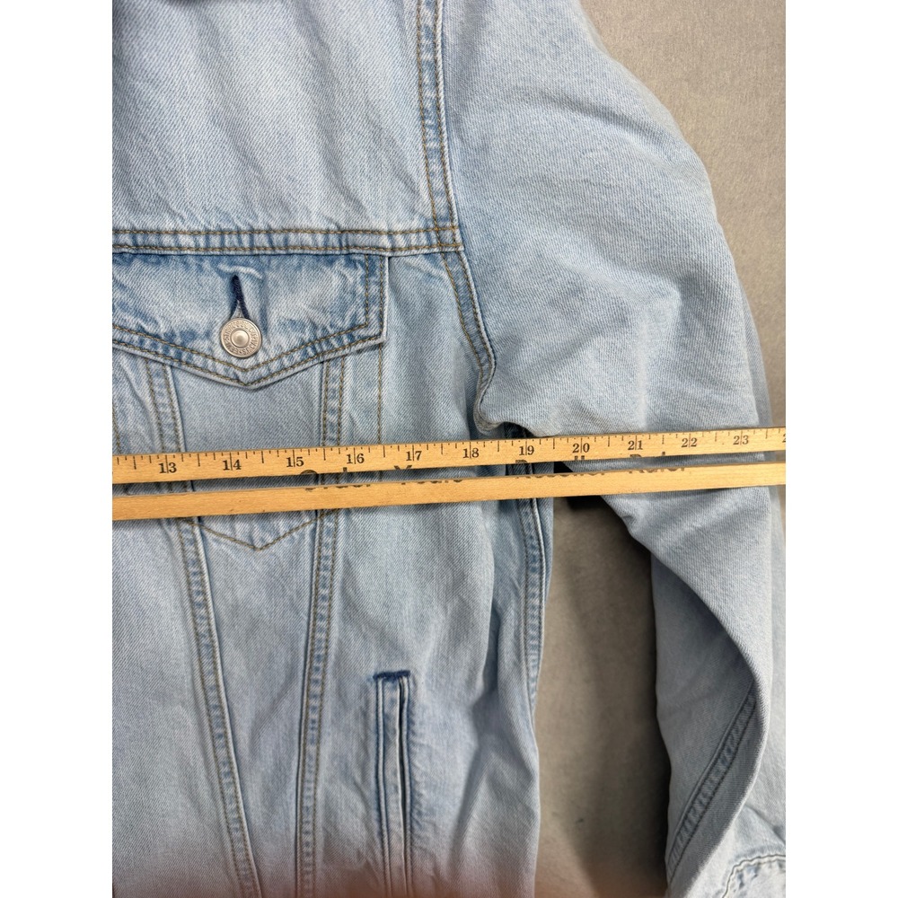 Levis Mens Light Wash Denim Trucker Jacket 72334-0563 Blue‎ Size M - Picture 8 of 11